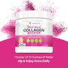 Vitauthority Vegan Collagen Powder for Women - Plant Based Collagen Supplement for Women with Proprietary Vegan Hair Skin and Nails Vitamins - Vegetarian Collagen Powder with Hyaluronic Acid