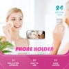 Silicone Phone Sticky Grip, Suction Phone Case Mount for iPhone and Android, Hands-Free Sticky Cell Phone Grip, Mobile Fidget Mirror Holder for Selfies and Videos