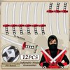 Lorfancy 72 Pcs Ninja Party Favors Supplies Kids Ninja Toys Headbands Slap Bracelets Stickers Keychains Accessories Boys Ninja Samurai Birthday Party Decorations Goodie Bag Fillers Gifts
