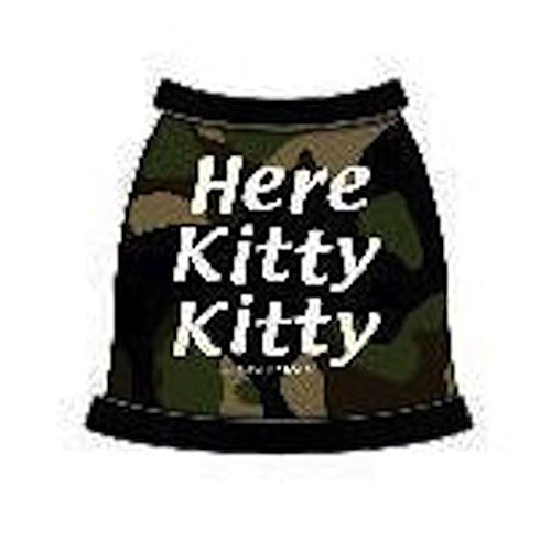 Pet Tease - Dog Shirt - Here Kitty Kitty - Camo - 3XL
