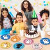 Justforjoyful 48Pcs 7" Cat Theme Party Paper Plates Cat Kitten Dessert Party Supplies Kids Girls Birthday Party Dinner Decorations Cat Paw Disposable Dinnerware Plates for Baby Shower Party Favors