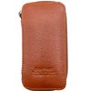 Parker Genuine Leather Double Edge Safety Razor Zippered Travel Case - Holds Safety Razor and Blade Pack