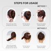 144pcs Brown Hair Net for Bun Invisible Elastic Mesh Nylon Hair Nets Perfect for Ballet Bun Maker Dance Hair Bun, Sleeping, Kitchen Food Service, Hair Extensions and Wigs(144PCS, Brown)