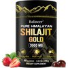 Pure Himalayan Shilajit Gummies Gold, Lab Tested, with Ashwagandha, Gokshura | Fulvic Acid & 85+ Trace Minerals, for Energy Boost & Immune Support