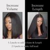 Kinky Straight Tape In Extensions Human Hair for Black Women Niawigs Tape In Hair Extensions 100% Human Hair 40pcs Kinky Straight Tape Ins 100G Natural Black 18 Inches