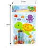 TINYMILLS Sea Turtles Animals Coloring Book Set with 12 Coloring Books and 48 Crayons Ocean Animals Birthday Party Supplies Favor Bag Filler Carnival Prizes Rewards