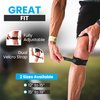 CROSSTRAP Stabilizing Patella Knee Strap | Knee Brace for Running, Cycling, Hiking, and Sports | Knee Pain Relief and Support, Knee Stabilizer Brace For Exercise