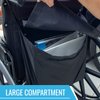 DMI Wheelchair Bag Provides Storage on Wheelchairs and Transport Chairs for Elderly and Disabled, FSA HSA Eligible, Straps for Quick and Easy Install, Black