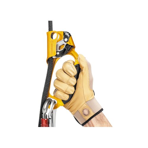 PETZL Ascension Ascender - Ergonomic Handled Rope Ascender for Climbing and Rigging - Right