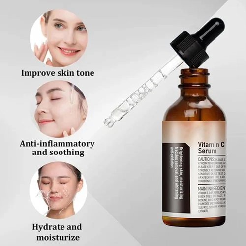 CARVENCHY Vitamin C Facial Serum Essence, Hydration,Skin Moisturized,30ml,1.01oz (2pcs)