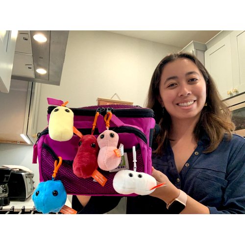 GIANTmicrobes Sick Day Themed Gift Box, Pediatrician Gifts, School Nurse Gifts, Gifts for Sick People, Funny Get Well Gifts, Get Well Soon Gifts
