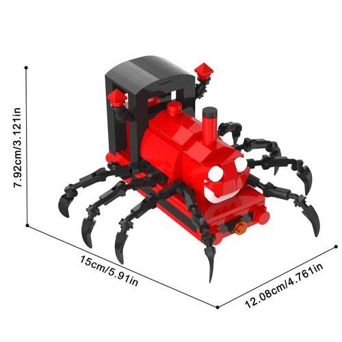 Choo Chooo Train Building Toys, Chooo Charles Spider Train Building Blocks for Kids,Boys and Girls, Charles The Train Horror Monster Train Figure,Halloween Model & Birthday Gift for Game Fans (217pcs)
