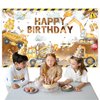 Avezano Construction Birthday Banner Excavator Crane Birthday Party Decorations for Boys Construction Birthday Party Supplies Construction Backdrop for Kids 70.8x43.3 inch
