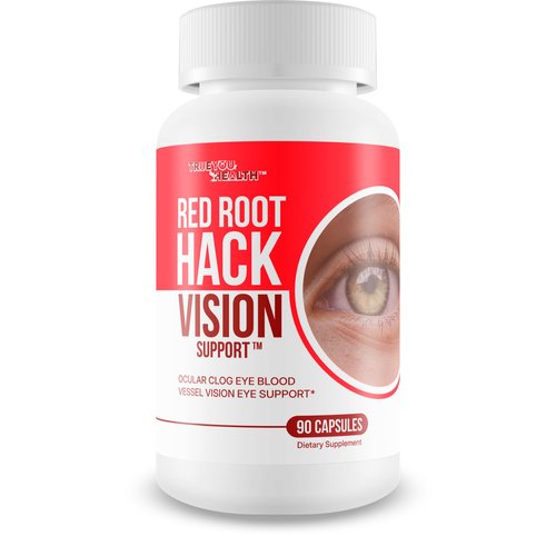 Red Root Hack Vision Supplement - Our Best Eye Pills for Ocular Clog - Vision Eye Vitamins to Improve Eyesight - Our Best Bloodflow Vision Pills Sight Care Formula with Vitamin A, Lutein, Zeaxanthin