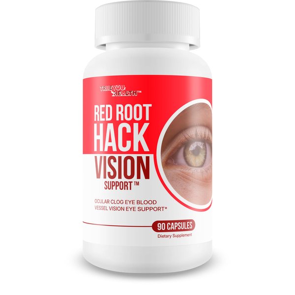 Red Root Hack Vision Supplement - Our Best Eye Pills for Ocular Clog - Vision Eye Vitamins to Improve Eyesight - Our Best Bloodflow Vision Pills Sight Care Formula with Vitamin A, Lutein, Zeaxanthin