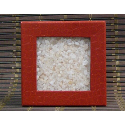 Black Tai Exotic Himalayan Salt: RED Faux Crocodile Container- Coarse Grade Queen (2 lbs)
