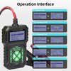 CARTMAN 12V Car Battery Tester, 100-2000 CCA Load Tester Automotive Alternator Tester Digital Auto Battery Analyzer Charging Cranking System Tester for Car Truck Marine Motorcycle SUV Boat