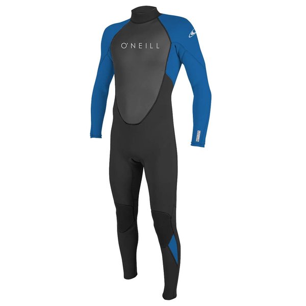 O'Neill Youth Reactor-2 3/2mm Back Zip Full Wetsuit, Black/Ocean, 14