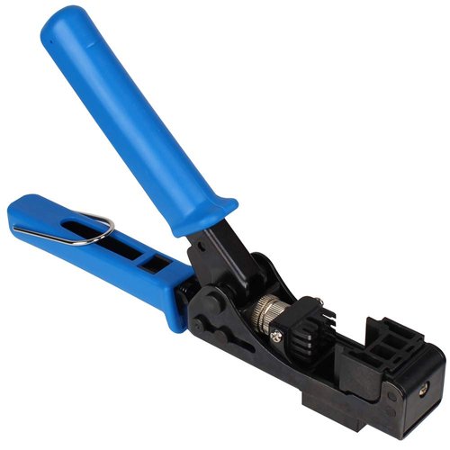 Crimping Tool for RJ45, RJ11 4-Pair Keystone Jacks
