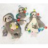 Taggies Sensory Stuffed Animal Soft Rattle with Teether Ring, Molasses Sloth