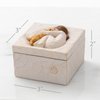Willow Tree True, Truly a friend, Box for Jewelry and Treasures with Bas-Relief Carving of Girl with Puppy Dog, Sculpted Hand-Painted Keepsake Box