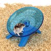 Reshiho Hamster Wheel Silent Hamster Exercise Wheel Running Spinner Hamster Flying Saucer for Hamsters Gerbils Mice and Other Small Pets (Blue)