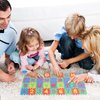 Toyvian 36pcs Mini Number Alphabet Alphabet Puzzle Mini Floor Mat for Baby Mini Foam Puzzle Baby Foam Play Mat Table Mat for Kids, Alphabet Mat Play Mats for Toddlers(2.4x2.4x0.4inch)