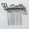 Faship Blue Crystal Hair Comb