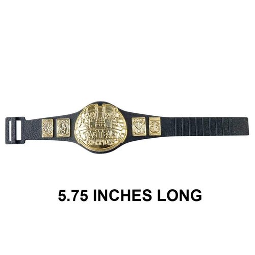 Set of 2 Tag Team Championship Belts for Wrestling Action Figures [5.75 Inches Long]