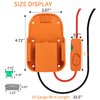 Upgraded 18V Battery Adapter for Ridgid AEG 18V Hyper Battery Adapter All-in-one Design of The Fuse and Switch Power Tool Battery Converter Kit 14 Gauge with Fuses & Wire Terminals