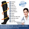 Compression Socks for Women and Men Circulation (3 Pairs) - Best for Nursing,Running,Travel Knee High Socks