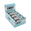 JiMMY'S! Functional Protein Bar - Cookies and Cream -12 Count - 18g Protein with Caffeine, Omega 3 and MCT Oils - Low Sugar, Gluten Free, Energy-Boosting