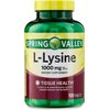 SPEC Lysine Amino Acid Supplements, 1 Tablet Per Serving,Spring Valley L-Lysine Supports a Healthy Immune System* 100 Count