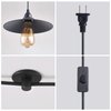 KOLAKODLUX Hanging Lamp with Plug in Cord Outdoor Lamps for Patio Waterproof Waterproof Pendant Light with Plug Outdoor Lamps for Patio Waterproof Hanging Pendant Light with Plug in Cord MA6006