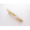 Generic Small 2 inch super slim clear gold speckled alligator hair clip fine thin hair