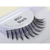 Elegant Lashes #601 Black False Eyelashes (Natural Looking Professional 100% Human Hair False Eyelashes)