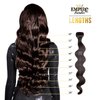 Sensationnel Empire Bundle weave hair - Empire Bundles virgin human hair extensions Unprocessed hair - EMPIRE BUNDLES straight 1 pack 18 inch (613), 5.3 ounces