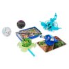 Spin Master Bakugan Blue Base Battle Pack Action Figure Set, Special Attack Ventri, Special Attack Dragonoid, Titanium Bruiser, Titanium Trox, Smoke, 6066988
