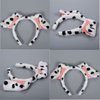 RUITASA Dalmatian headband, Dog Ears Headband, Dalmatian Headband Ears Adult Bulk, Dalmatian Ears for Girls Halloween Christmas Cosplay Party Favors Supplies