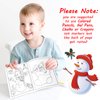 90shine 54Pcs Christmas Christmas Coloring Books for Kids Bulk - Xmas Stockings Goodie Bags Stuffers Winter Party Favors Gifts Holiday Class Activity Supplies