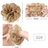 Messy Bun Hair Piece Thick Updo Scrunchies Synthetic Hair Extensions Ponytail Hair Wig Hairpiece Medium Brown