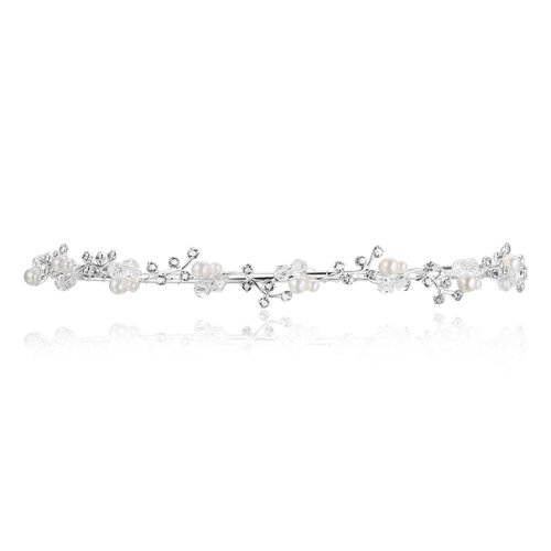 Wedding Bridal Rhinestone Crystal Pearl Tiara