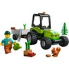 LEGO City Park Tractor 60390, Toy with Trailer for Kids Ages 5 Plus, Farm Vehicle Construction Set with Animal Figures and Gardener Minifigure, Gift Idea