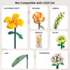 LEBERY Mini Bricks Flower Bouquet - Artificial Flowers Building Set 456Pcs Building Blocks Flower Bouquet Micro Botanical Collection DIY Simulation Plant Toy for Home Birthday Valentine Surprise