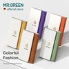 MR.GREEN Colorful Manicure Set Practical Pedicure Kits Nail Clippers Personal Care Tools Facial Hair Scissors with Fashion Case (Mr-6685 Brown)