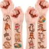 80 PCS Funny Otter Temporary Tattoos Sticker Cute Sea Animal Birthday Party Decorations Supplies Favors Celebration Gifts Boys Girls Baby Shower Cute Tattoo School Reward Themed