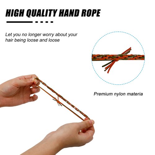 20Pcs Boho Bracelet Hair Ties for Women Tails Soft Stylish No Damage Hair Accessories Dual-Use Bracelets and Hair Tie for Thick Hair/Pony