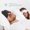 Echor Sleep Eye Mask for Women Men, 3D Contoured Cup Sleeping Mask & Blindfold - Night Sleep Mask, Block Out Light, Eye Shade Cover for Travel Yoga Nap (Grey)