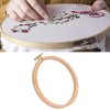 Cross Stitch Hoop, 6.5in Embroidery Hoop Wooden Round Hand Embroidery Frames Quilting Frames for Hand Quilting Thickened Embroidery Ring Scroll Frames for Cross Stitching