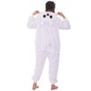 WAFUNNE Animal Onesie Costume for Kids Child Boys Girls Womens Mens Cosplay Halloween Costumes Easter Onesies White Polar Bear L
